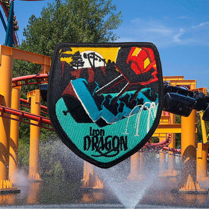 Cedar Point Iron Dragon Patch