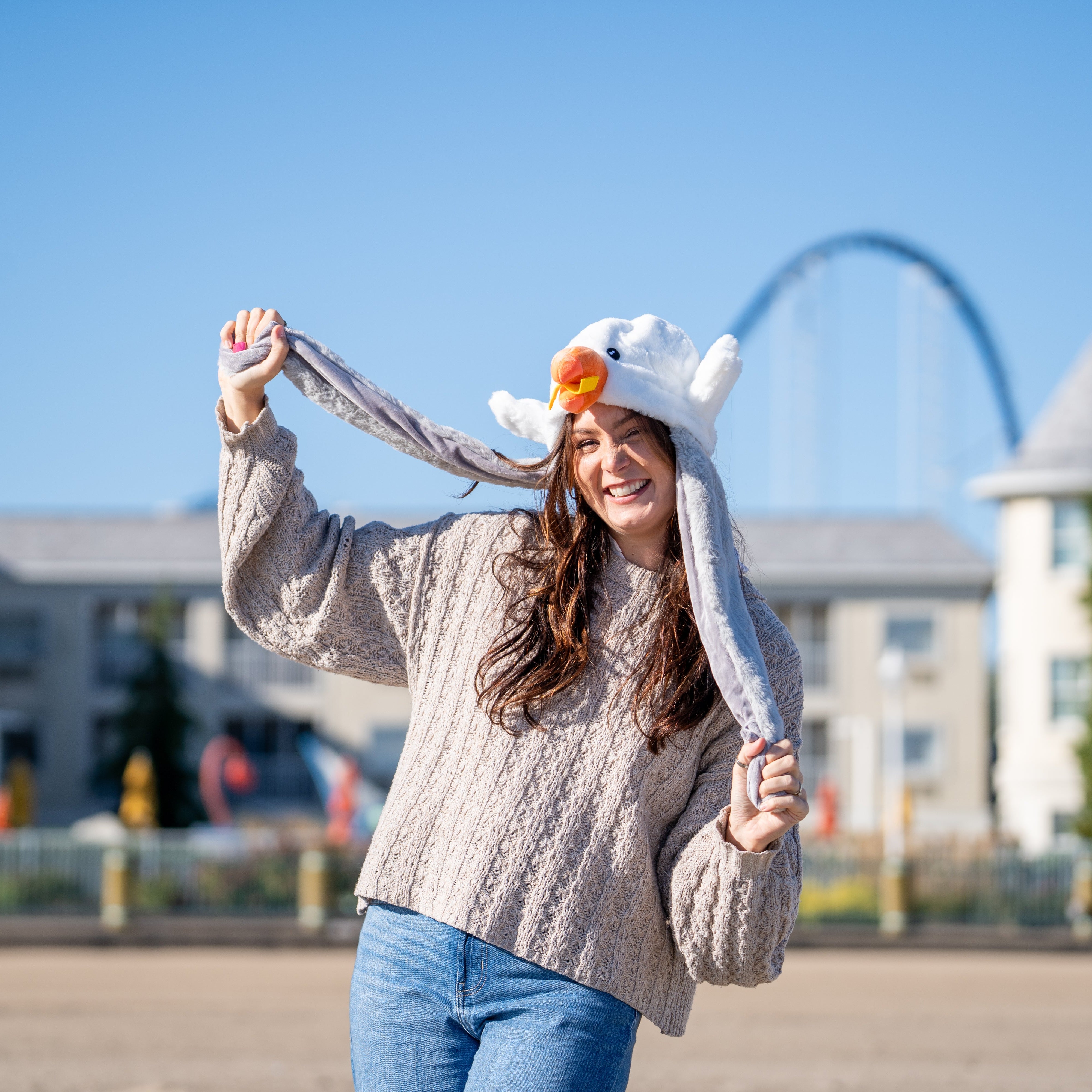Cedar Point Seagull Moveable Wings Hat