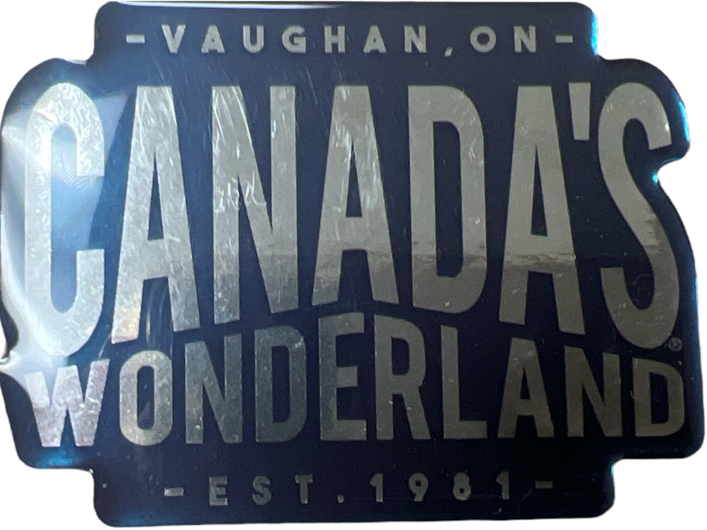 Canada's Wonderland Skater Collegiate Foil Magnet