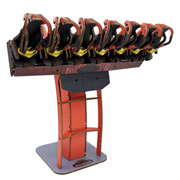 Dorney Park Iron Menace Color Coaster Cutout