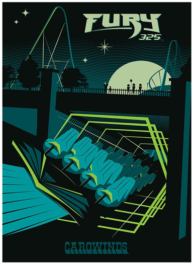 Carowinds Fury 325 Poster