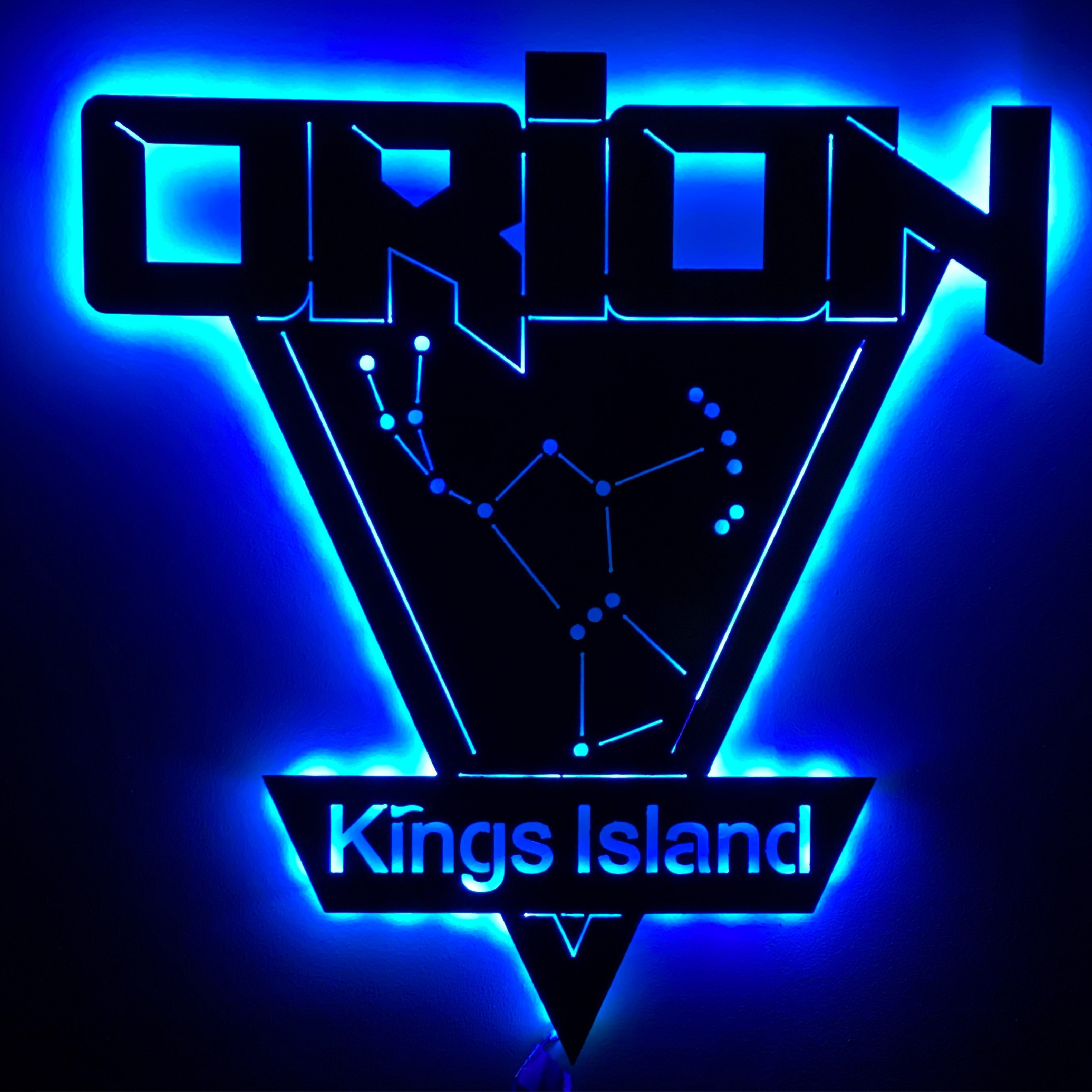Kings Island Orion Light-Up Sign
