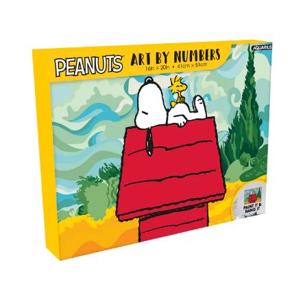 PEANUTS® Snoopy Chill Art by Numbers – FUN MERCHANDISE ONLINE SHOP