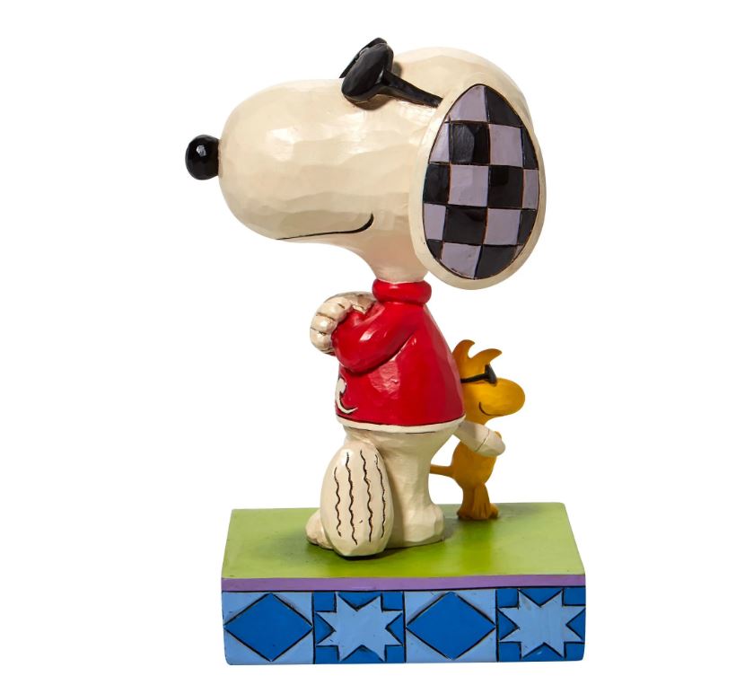 SNOOPY - もえあん jim shore  ジョークール、スヌーピー&チャーリー PEANUTS® by Jim Shore Enesco Snoopy Joe Cool and Woodstock