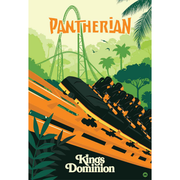 Kings Dominion Pantherian Poster