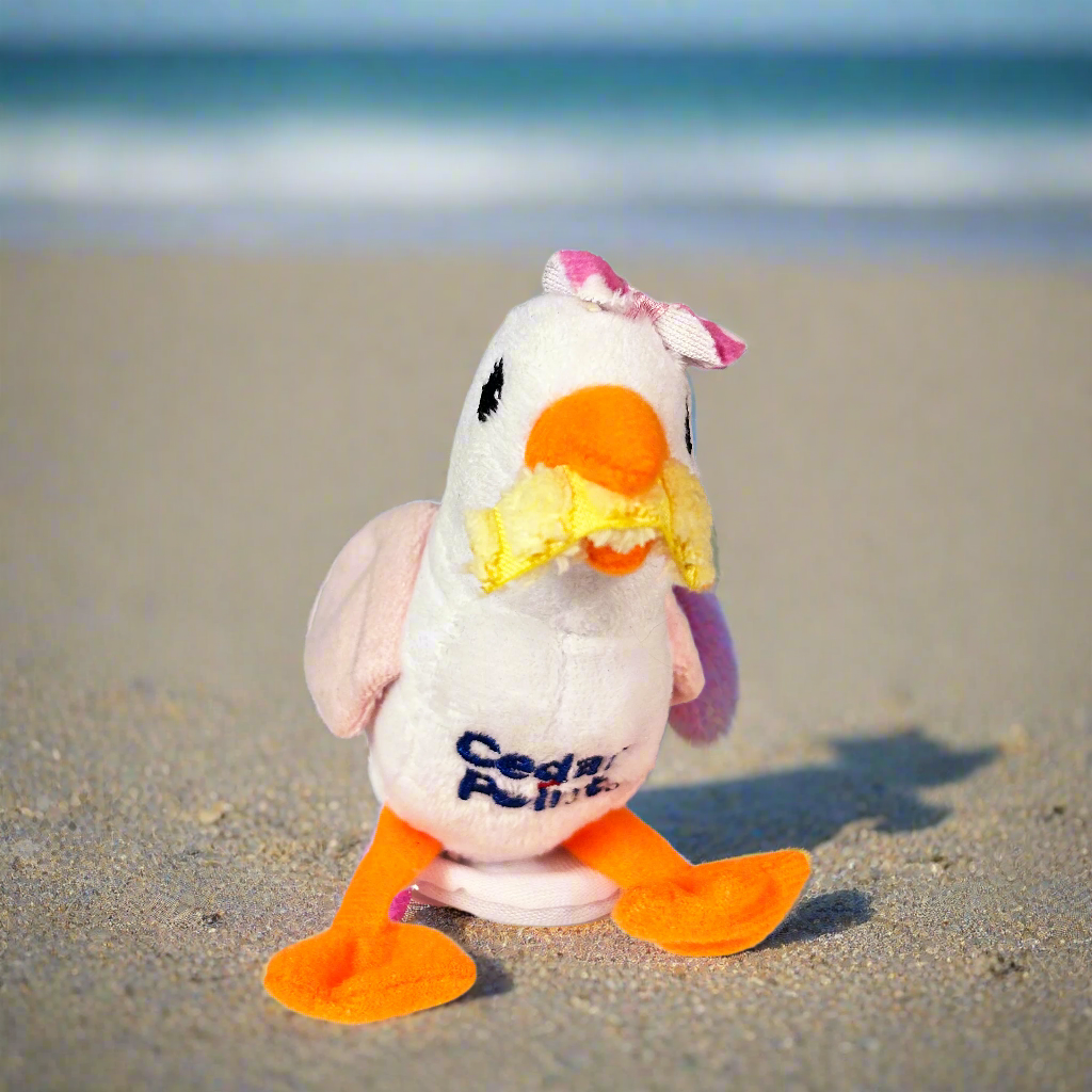 Cedar Point Logo Pink Seagull Shoulder Sitter