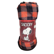 PEANUTS® Snoopy Plaid Blanket