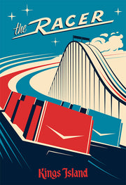 Kings Island The Racer Poster