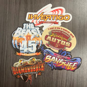 Kings Island Ride Anniversary Sticker Pack