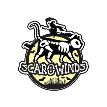 Scarowinds Skeleton Cat Sticker