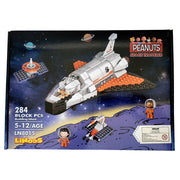 PEANUTS® Snoopy in Space Linoos Space Shuttle Building Bricks Set