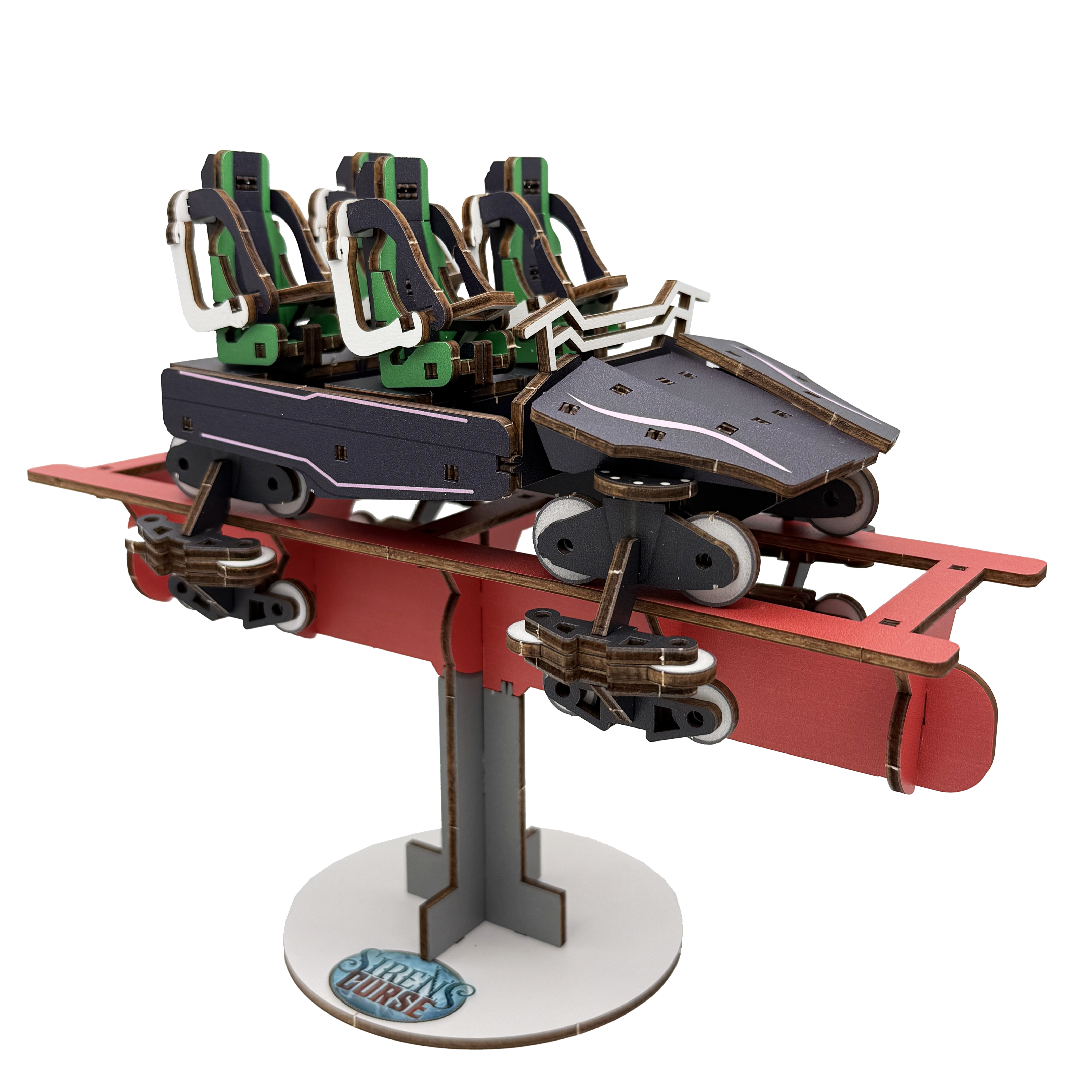 Cedar Point Siren's Curse Color Cutout
