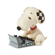 PEANUTS® by Jim Shore Enesco Snoopy Typing Mini Figurine