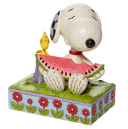PEANUTS® Jim Shore Enesco Snoopy and Woodstock Watermelon Figurine