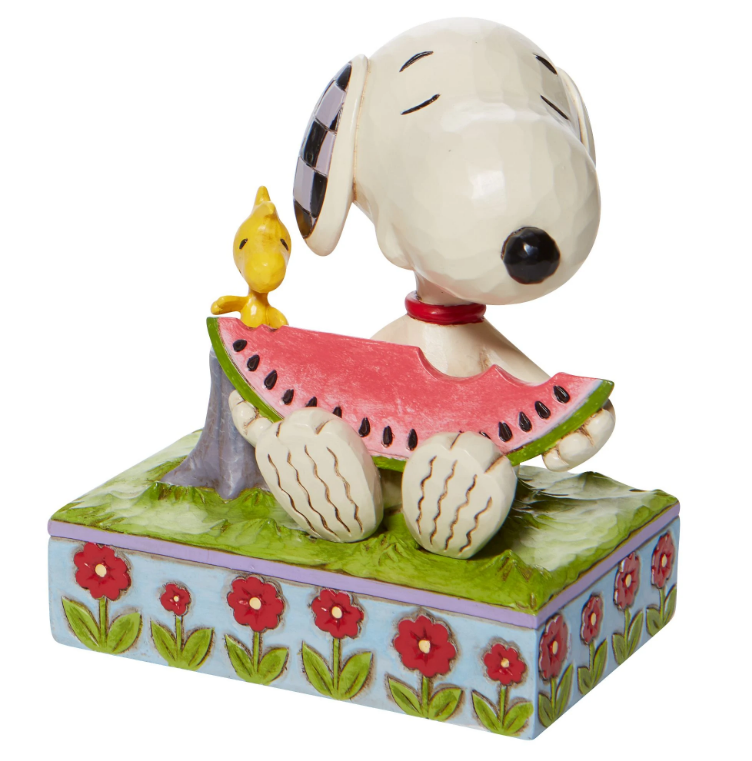 PEANUTS® Jim Shore Enesco Snoopy and Woodstock Watermelon Figurine