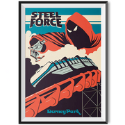 Dorney Park Steel Force Poster
