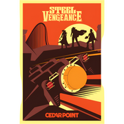 Cedar Point Steel Vengeance Poster