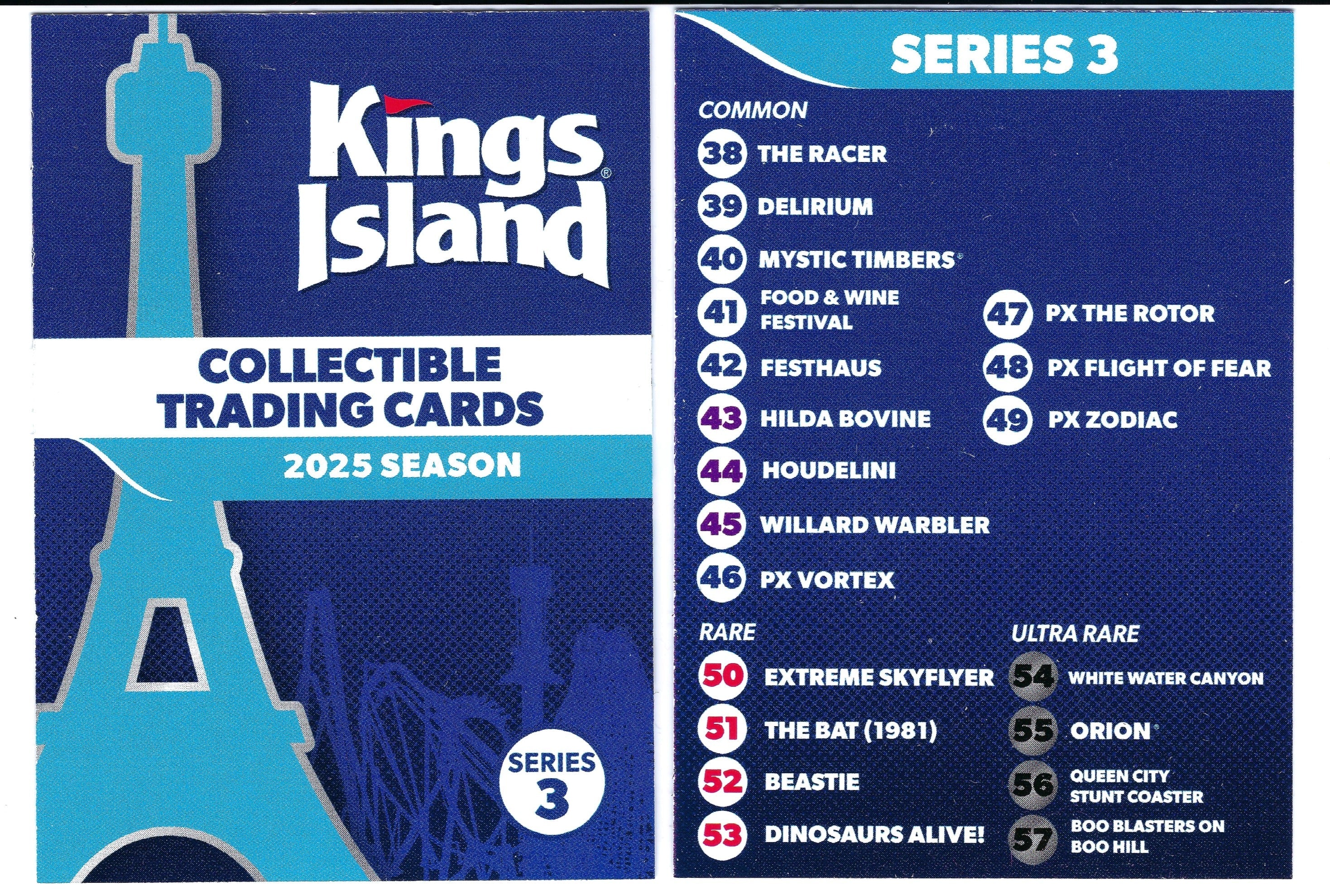 Kings Island Collectible Trading Cards Series 3