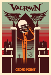 Cedar Point Valravn Poster