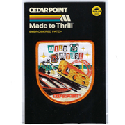 Cedar Point Wild Mouse Embroidered Patch