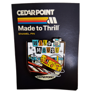 Cedar Point Wild Mouse Enamel Pin