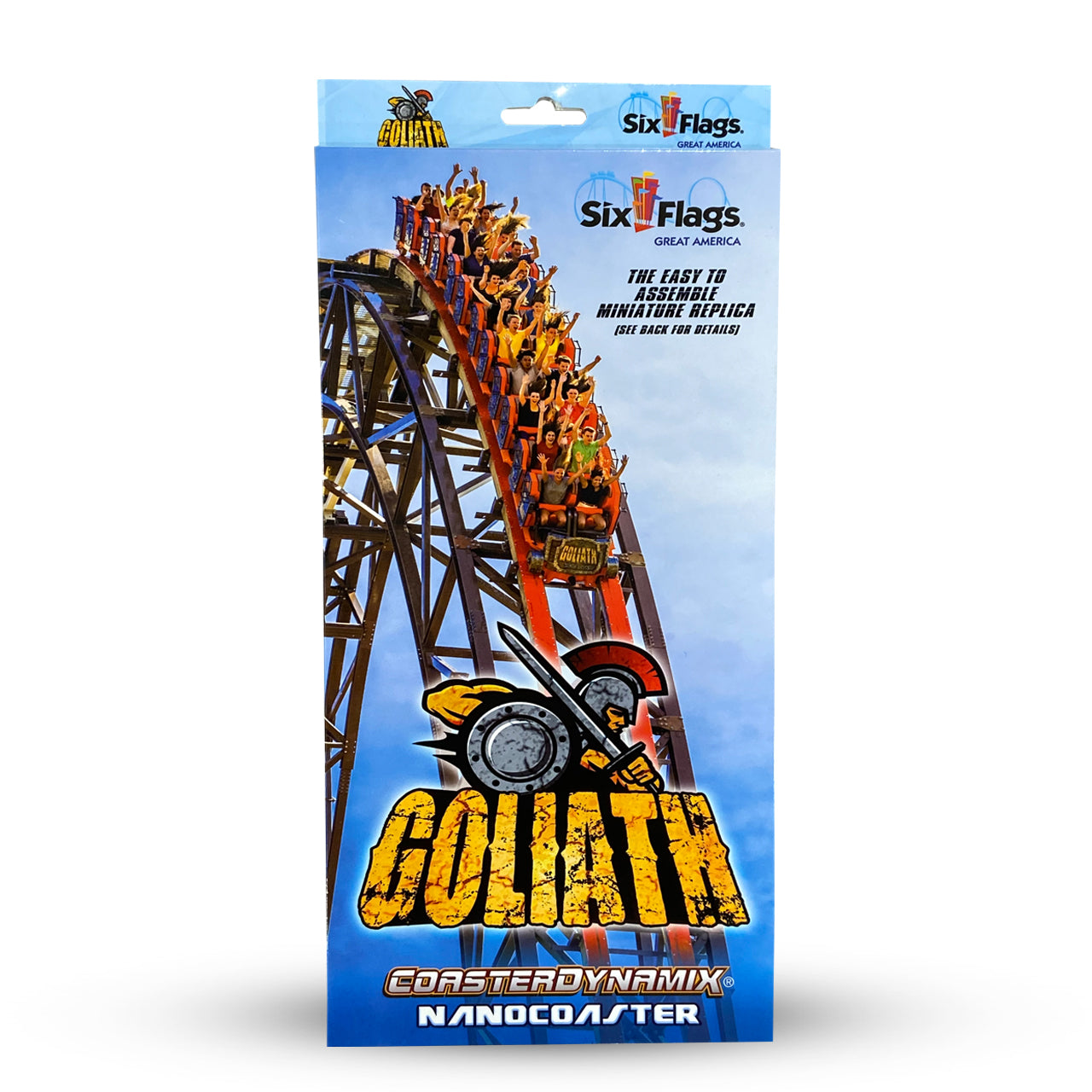 GOLIATH SIX FLAGS GREAT AMERICA SIX FLAGS NANOCOASTER PACKAGE