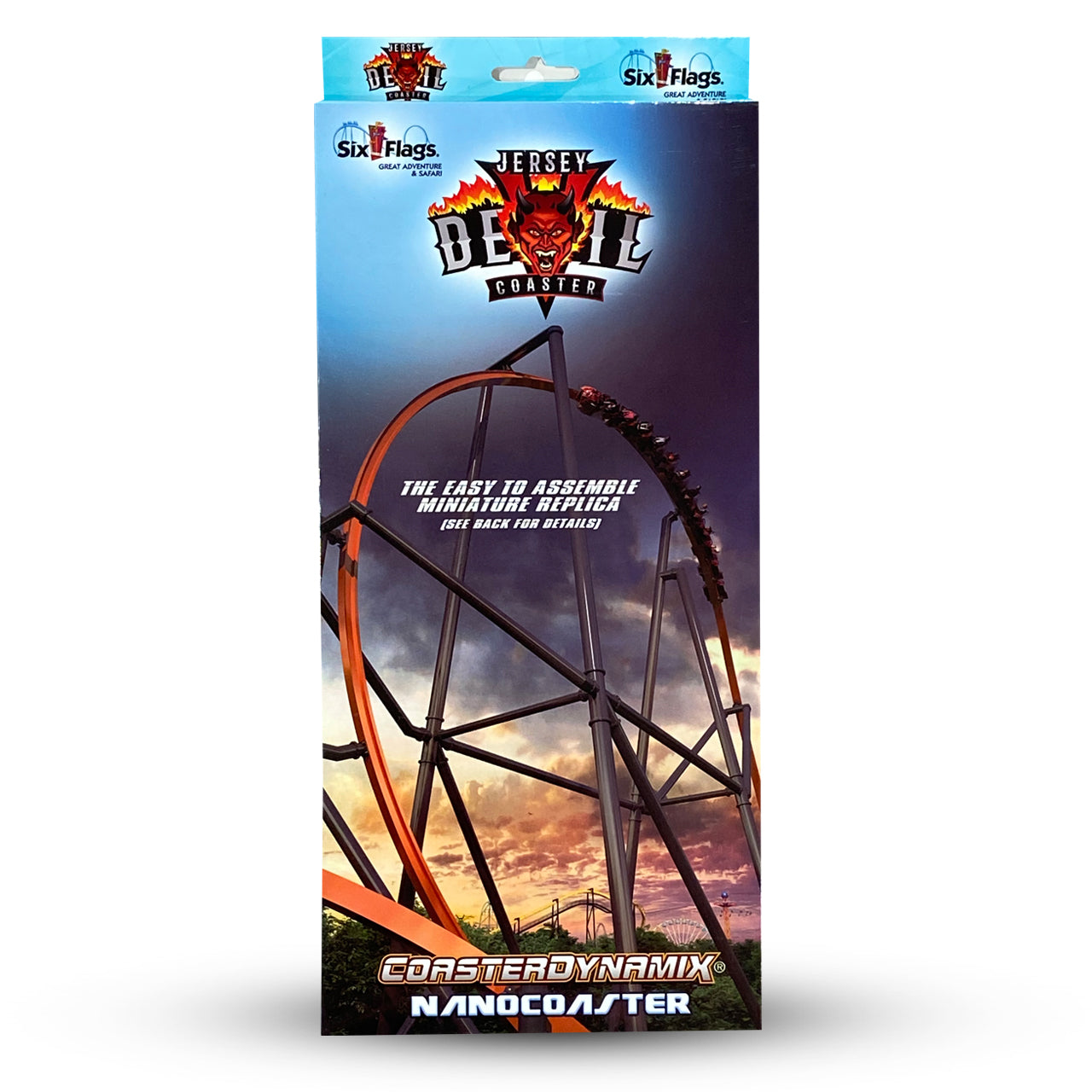 JERSEY DEVIL SIX FLAGS GREAT ADVENTURE SIX FLAGS NANOCOASTER PACKAGE