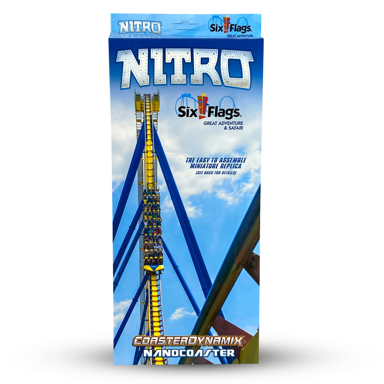 NITRO SIX FLAGS GREAT ADVENTURE SIX FLAGS NANOCOASTER PACKAGE