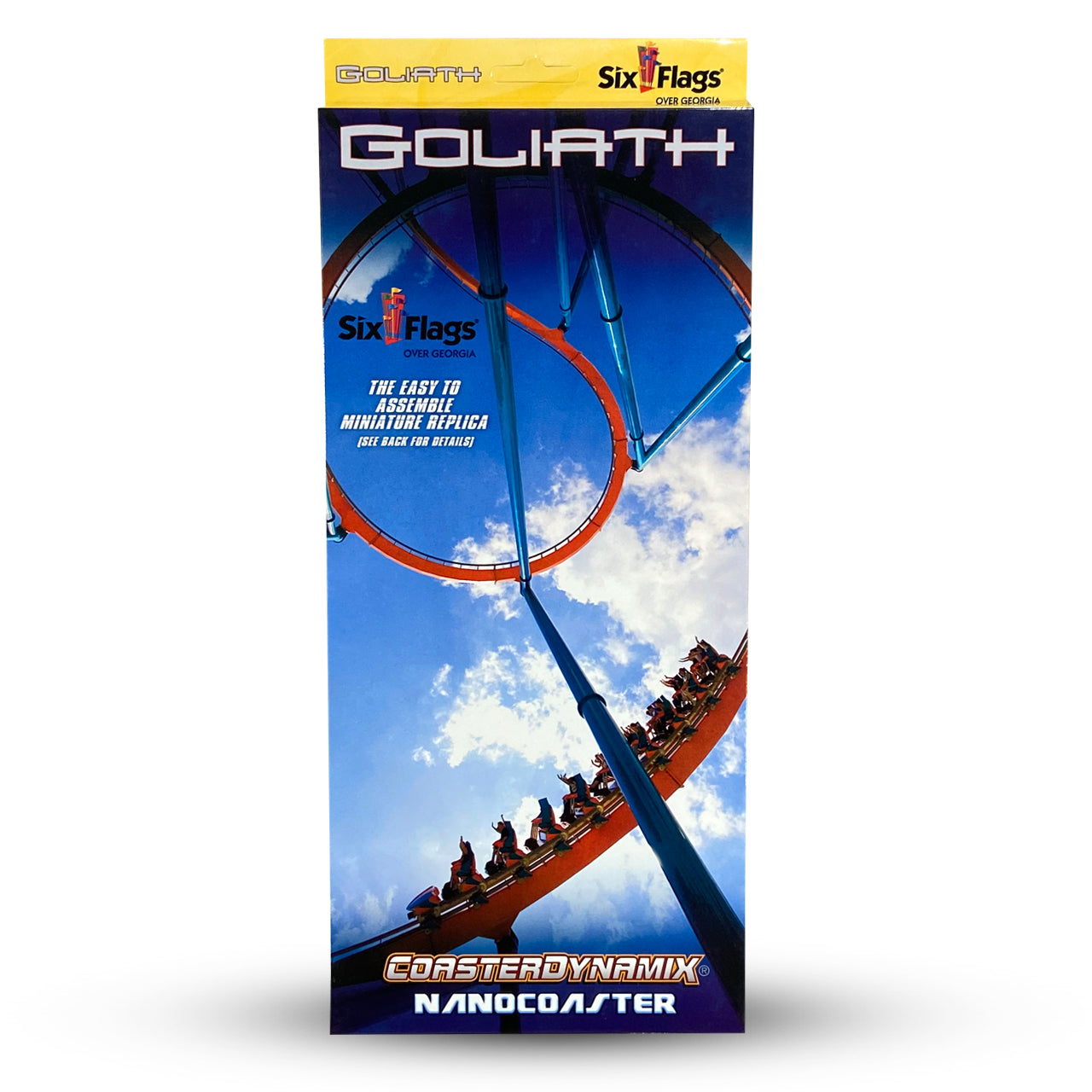 GOLIATH SIX FLAGS OVER GEORGIA SIX FLAGS NANOCOASTER PACKAGE